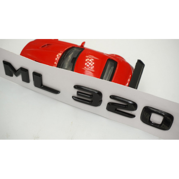 ML 320 Bagaj Parlak Siyah ABS 3M 3D Yazı Logo - 4