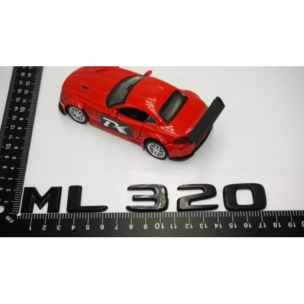 ML 320 Bagaj Parlak Siyah ABS 3M 3D Yazı Logo - 5