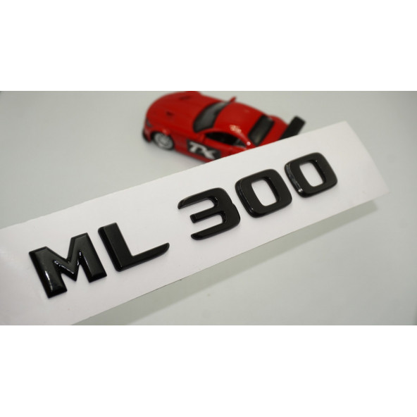 ML 300 Bagaj Parlak Siyah ABS 3M 3D Yazı Logo