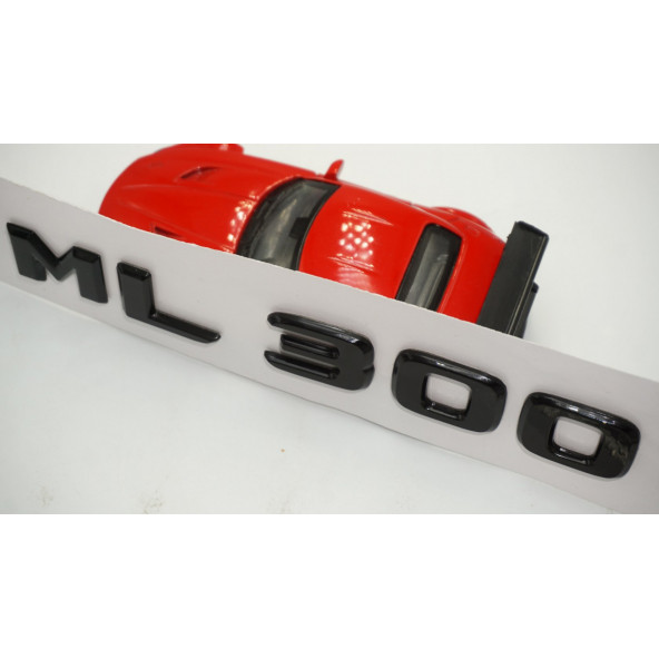 ML 300 Bagaj Parlak Siyah ABS 3M 3D Yazı Logo - 4
