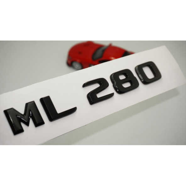 ML 280 Bagaj Parlak Siyah ABS 3M 3D Yazı Logo