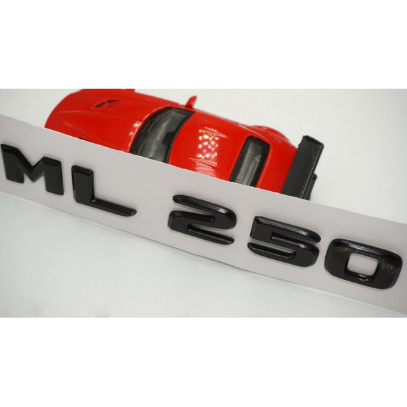 ML 250 Bagaj Parlak Siyah ABS 3M 3D Yazı Logo - 4