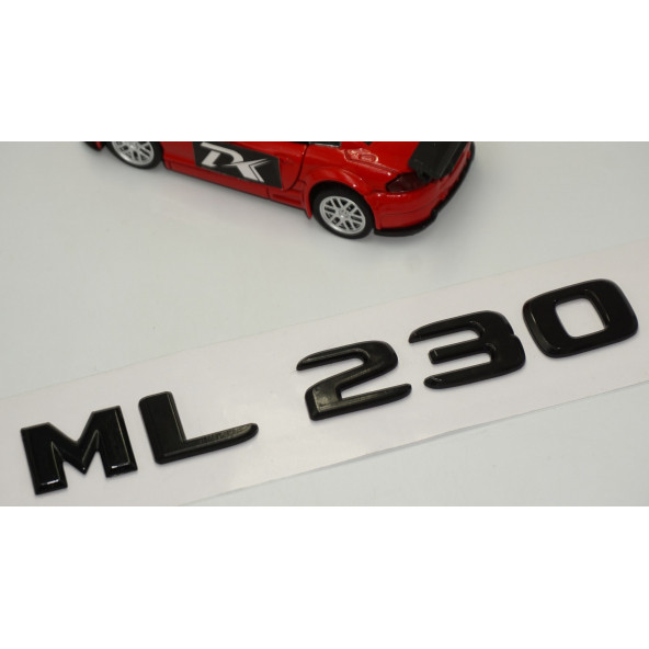 ML 230 Bagaj Parlak Siyah ABS 3M 3D Yazı Logo - Resim 3