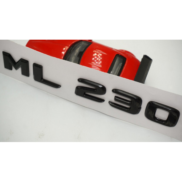 ML 230 Bagaj Parlak Siyah ABS 3M 3D Yazı Logo - Resim 4
