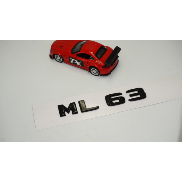 ML 63 Bagaj Parlak Siyah ABS 3M 3D Yazı Logo - Resim 2