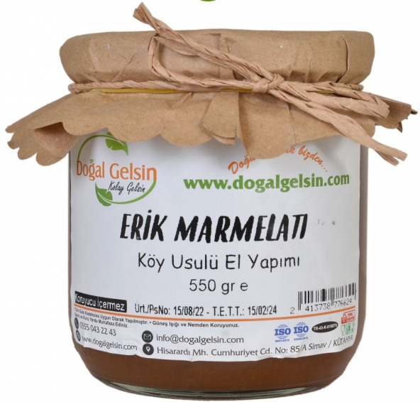 Doğal Gelsin Erik Marmelatı - 550 gr