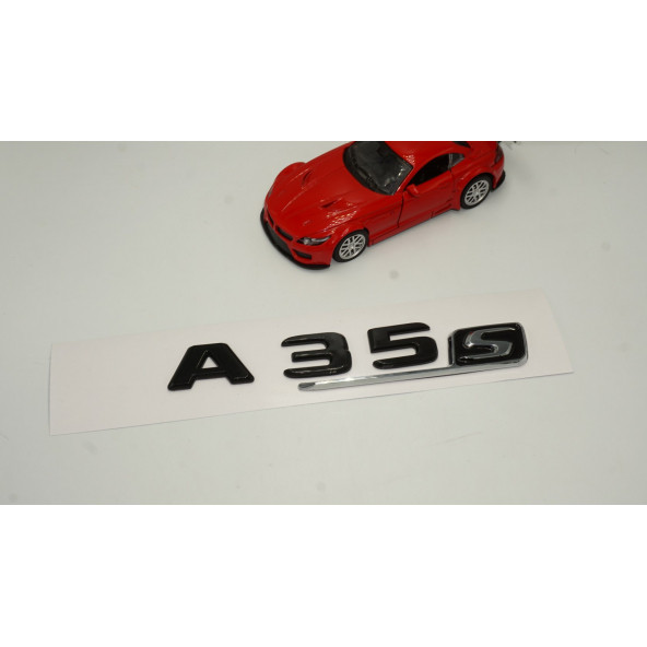 A 35S Bagaj Parlak Siyah ABS 3M 3D Yazı Logo - Resim 2