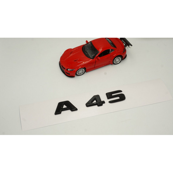 A 45 Bagaj Parlak Siyah ABS 3M 3D Yazı Logo - 2