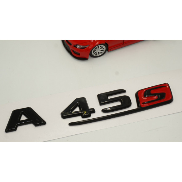 A 45S Bagaj Parlak Siyah ABS 3M 3D Yazı Logo - 3