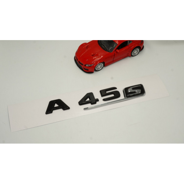 A 45S Bagaj Parlak Siyah ABS 3M 3D Yazı Logo - Resim 2