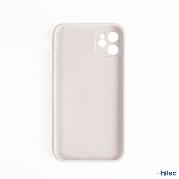 ScHitec Deluxe İphone 11 Mat Kılıf Beyaz - 2