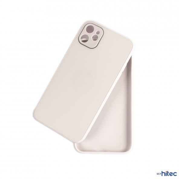 ScHitec Deluxe İphone 11 Mat Kılıf Beyaz - 3
