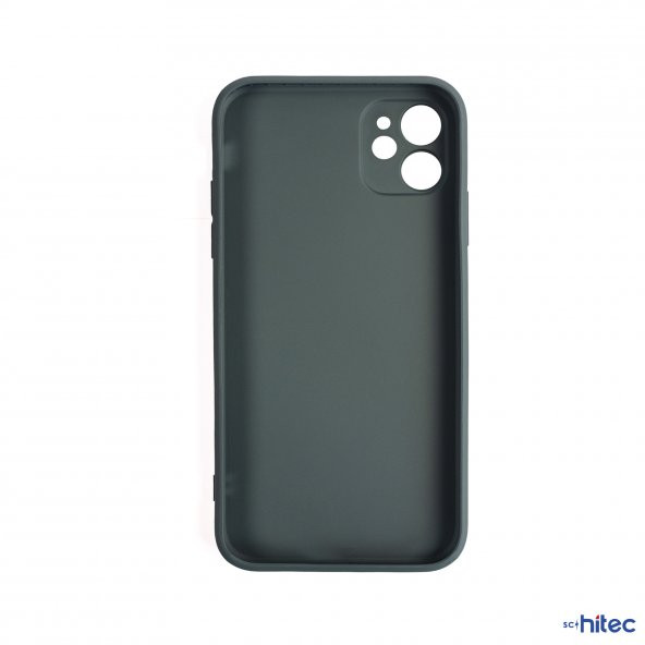 ScHitec Deluxe İphone 11 Mat Kılıf Yeşil - 2