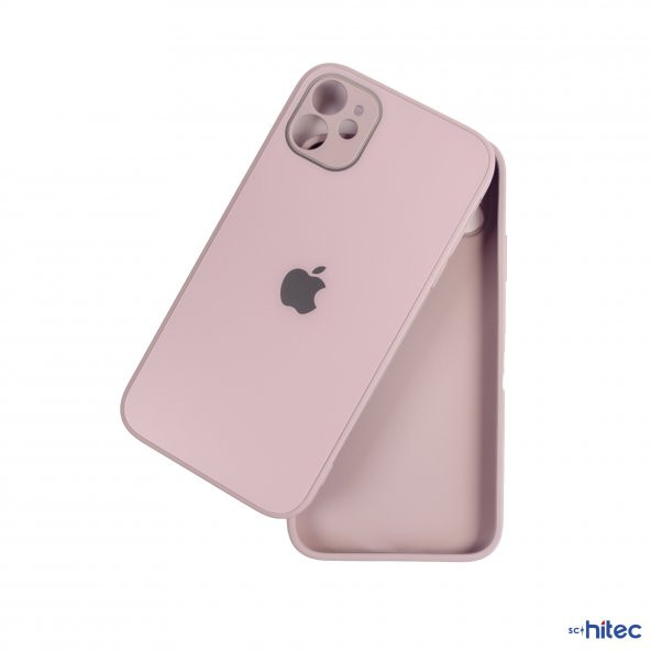 ScHitec Deluxe İphone 12 Mat Kılıf Lila - Resim 3