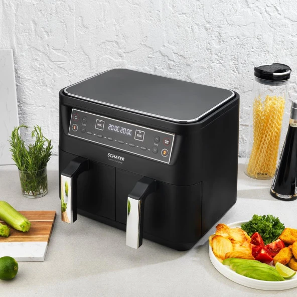 Schafer Thermochef Dual Dijital Airfryer/Sıcak Hava Fritözü - 2