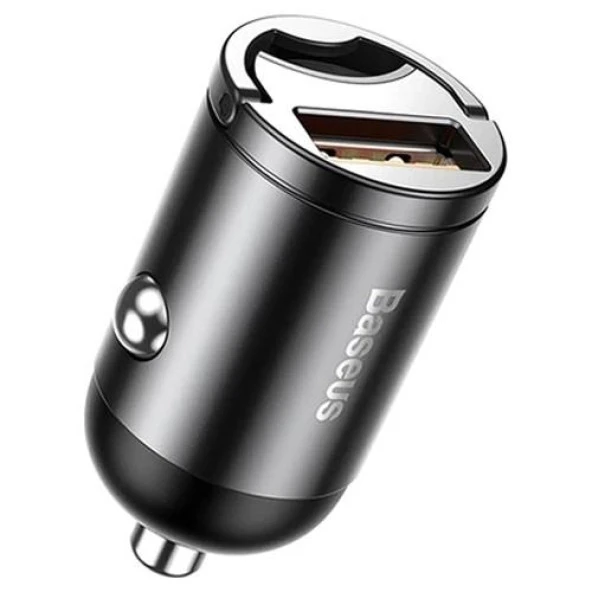Baseus Tiny Star Mini USB Port 30W Hızlı Araç Şarj Cihazı Siyah
