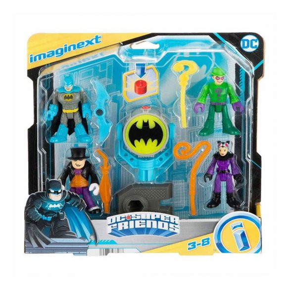 Imaginext Batman Dc Super Friends Bat Tech Bat-Signal Figür Seti - HFD47 - 2