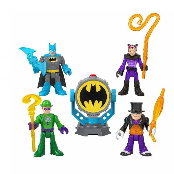 Imaginext Batman Dc Super Friends Bat Tech Bat-Signal Figür Seti - HFD47 - 9
