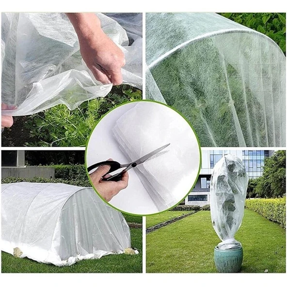 1,2x5 METRE 30gr AGRİL ISI DON ÖRTÜSÜ, ZİRAİ DON KIRAĞI ÖRTÜ KARPUZ ÇİLEK ÖRTÜSÜ, SERA TOPRAK ÖRTÜSÜ ELYAF BİTKİ KORUMA ÖRTÜSÜ - Resim 7