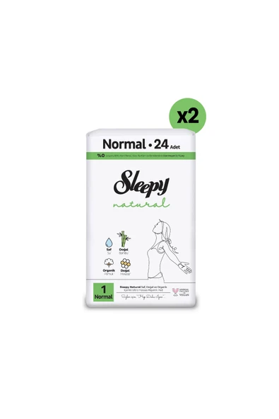 Sleepy Natural Ultra Hassas Hijyenik Ped Normal 48 Adet Ped - 2