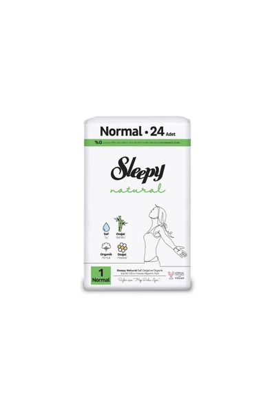Sleepy Natural Ultra Hassas Hijyenik Ped Normal 24 Adet Ped - 2