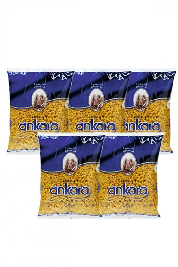 Ankara Boncuk Makarna 500gr X 5 Adet