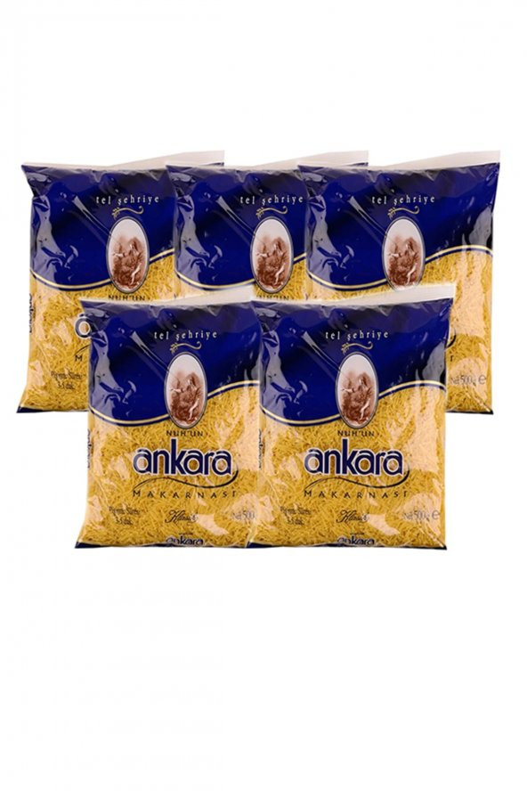 Ankara Tel Şehriye 500gr X 5 Adet