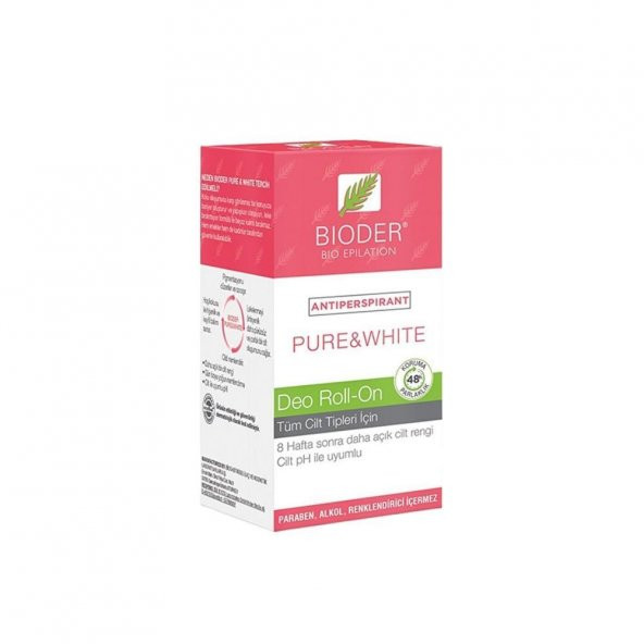 Antiperspirant Pure & White Deo Roll-On 50ml