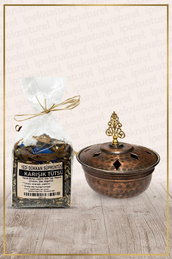 Bakır Tütsülük Tava No:1 Ve Nazar Tütsüsü