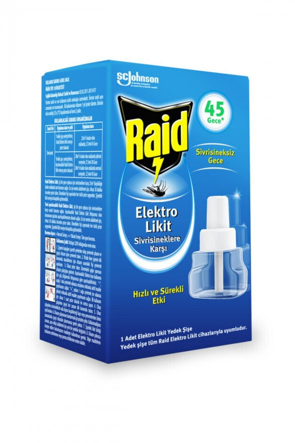 Raid Elektrolikit 45 Gece Yedek Sinek Kovucu - 2