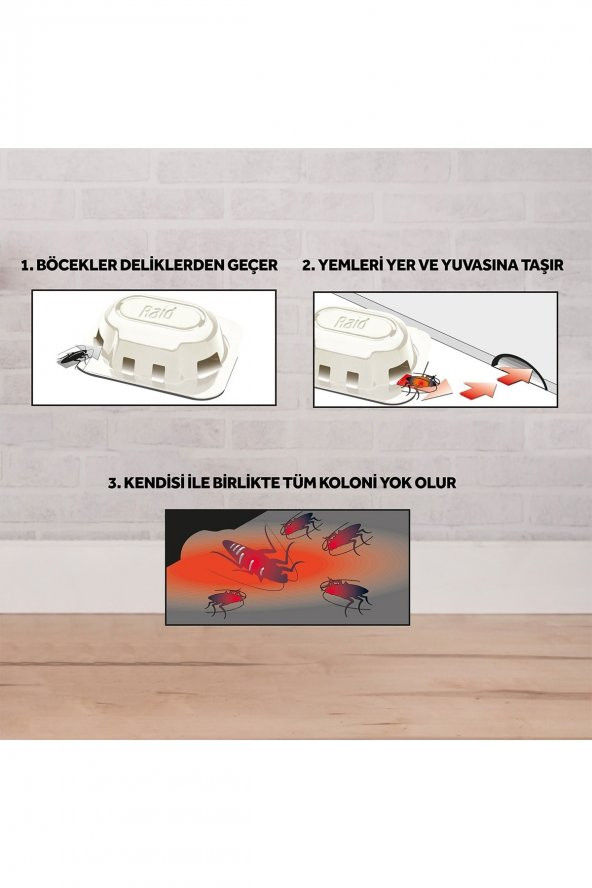 Raid Hamam Böceği Yemi - 5