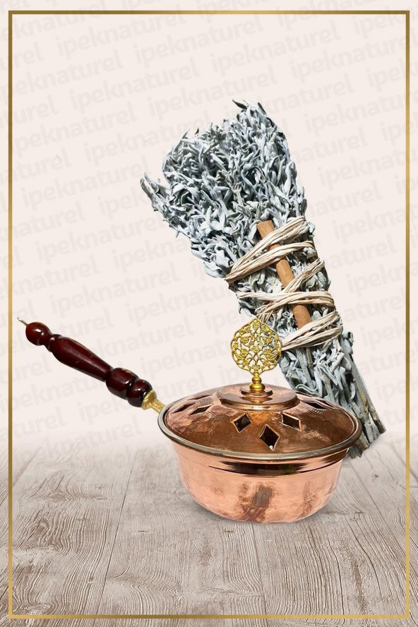Bakır Tütsülük Tava No:2 Ve Demet Ada Çayı Tütsüsü