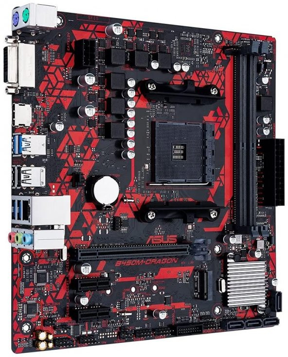 Asus B450M Dragon AM4 DDR4 Micro ATX Anakart - 2