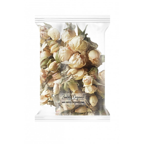 Beyaz Gül Kurusu Çayı Tomurcuk White Rose Gül Kurusu 1 Kg