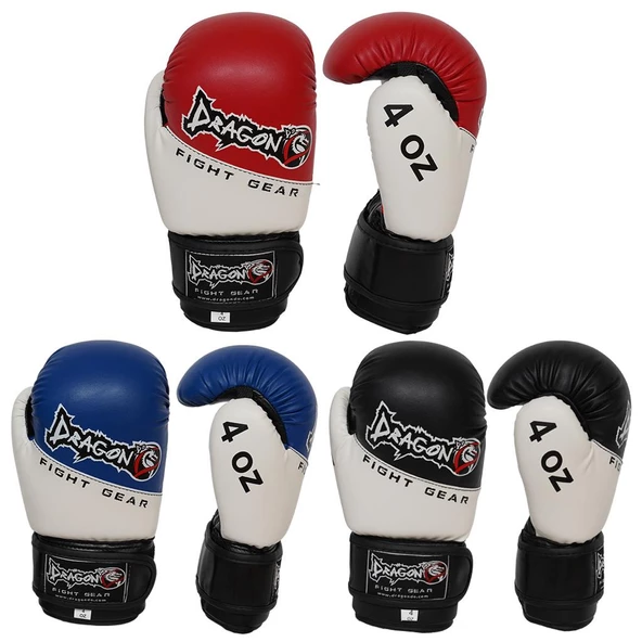 DragonDo 33044-P JR Çocuk Boks Eldiveni , Çocuk Kick Boks Eldiveni