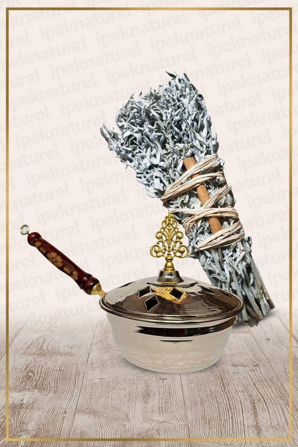 Bakır Tütsülük Tava No:3 Ve Demet Ada Çayı Tütsüsü