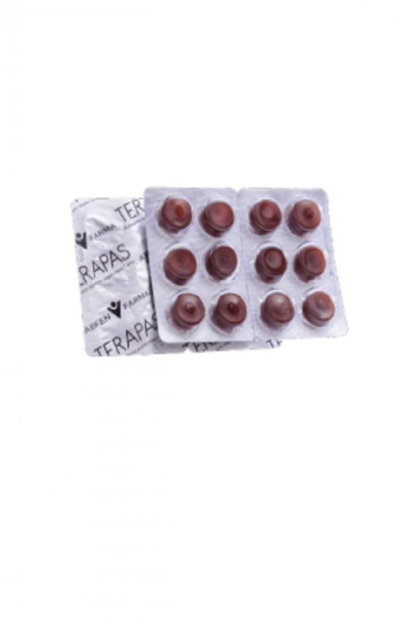 Abfen Farma Terapas Izlanda Yosunu Karamürver ve Propolis Içeren Yeni Nesil Pastil Takviye Edici Gıd