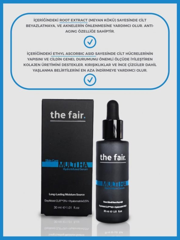 the fair. Hiyalüronik Asit Cilt Serumu + Dermal Cica Seramid Onarıcı Tonik Set - 6