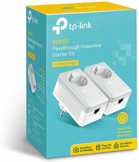TP-Link TL-PA4010PKIT TL-PA4010P KIT AV600 AC Güç Soketli - Resim 6
