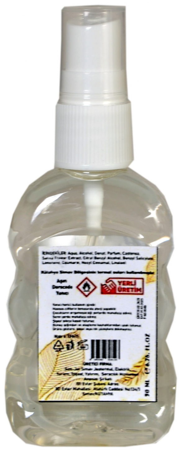 SİMAV Coğrafi İşaretli Kestane Özlü ve Termal Sulu Kolonya Spreyli Şişe - 50 ml - 2