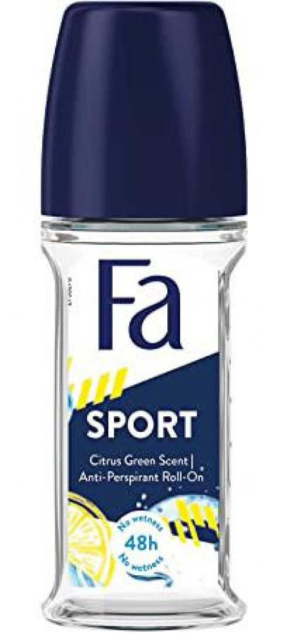 Fa Men Roll-On Deodorant Sport 50ml Citrus Green