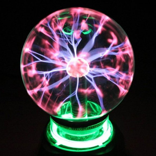 Dahayokmu Plasma Storm Lamp - Müzikli Işıklı Plazma Küre Sihirli Cadı Küresi Plazma Küre Gece Lambası