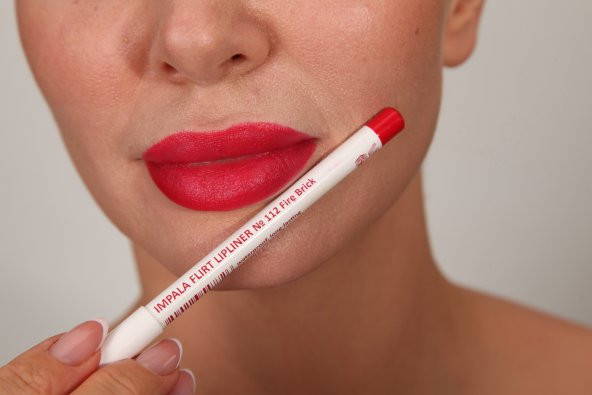 IMPALA Dudak Kalemi - Flirt Pencil Lipliner No: 112(ATEŞ TUĞLASI) - 3