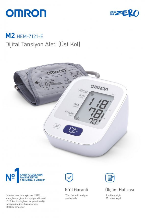 Omron M2 HEM 7121 E Compact Koldan Tansiyon Al PttAVM omron-m2-hem-7121-e-compact-koldan-tansiyon-al-pttavm