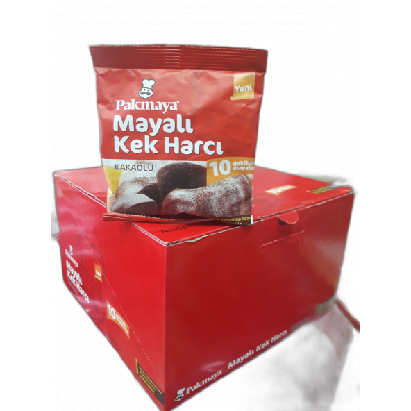 Pakmaya Mayalı Kek Harcı Kakaolu 46 Gr X 24 Adet.