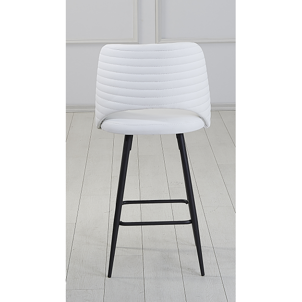 2 ADET CAMİLLA ADA MUTFAK VE BAR SANDALYESİ - BAR TABURESİ - SİLİNEBİLİR SUNİ DERİ - METAL AYAK - 2