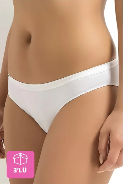 X-LADY KADIN 3 LÜ KOTON MODAL GÜNLÜK KÜLOT 1610 - 3