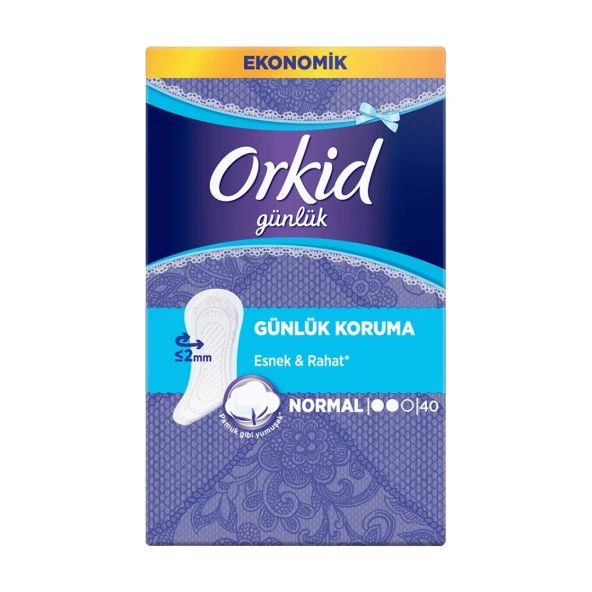 Orkid Günlük Koruma Ped Normal Ekonomik Paket 40x5 200 Adet