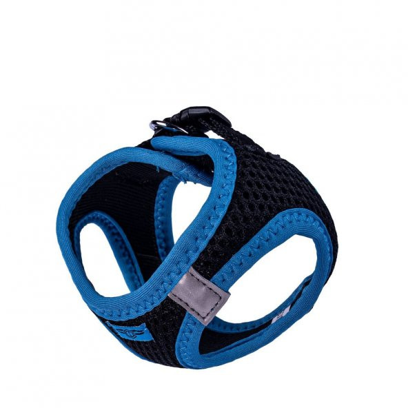 Doggie Havalı Dokuma Neon Serisi Küçük Irk Göğüs Tasması Mavi 3XS-22-26Cm * - 4