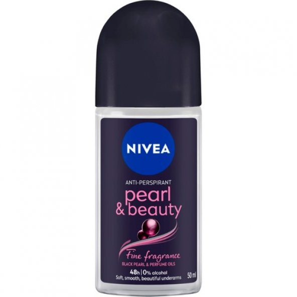 NIVEA Kadın Roll On Deodorant Pearl&Beauty Fine Fragrance,48 Saat Anti-perspirant Koruma 50ml - 2